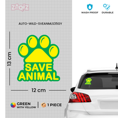 Save Wildlife Vehicle Awareness Tag