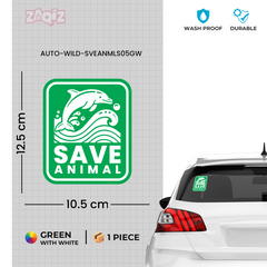 Animal Lover Sticker for Cars and Bikes