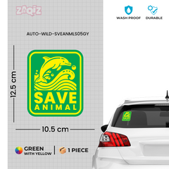Animal Lover Sticker for Cars and Bikes