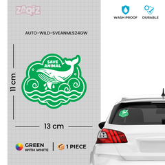 Proud Supporter Save Animals Sticker