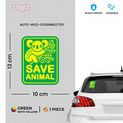 Bold Design Save Animals Emblem
