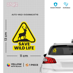 Zaqiz Green Nature Stickers – Save Wildlife and Protect the Balance of Earth