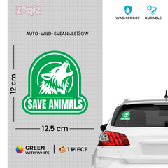 Support Animal Rights Decal for Vehicles