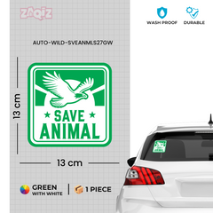 Animal Rescue Advocate Vehicle Sticker
