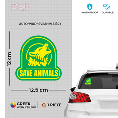 Support Animal Rights Decal for Vehicles