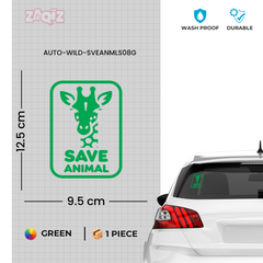 Proud Animal Advocate Car Sticker