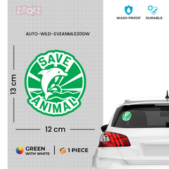 Save Animals Campaign Vehicle Decal