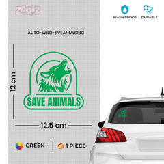 Support Animal Rights Decal for Vehicles