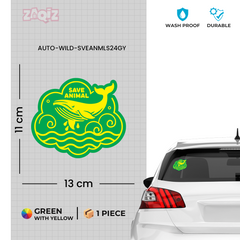 Proud Supporter Save Animals Sticker