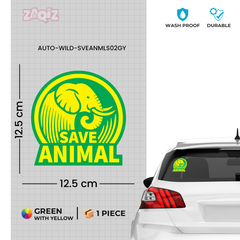 Protect Wildlife Sticker for Vehicles