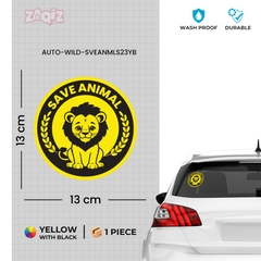 Wildlife Preservation Car Decal