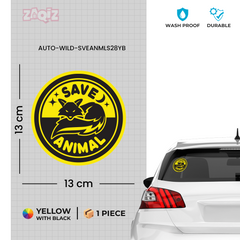 Durable Wildlife Protection Emblem Sticker