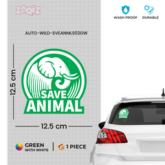Protect Wildlife Sticker for Vehicles