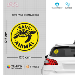 Support Animal Conservation Car Tag
