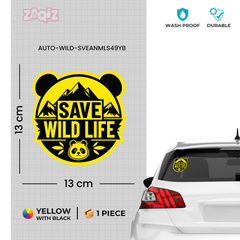 Zaqiz Eco Conservation Stickers – Protect Wildlife and Keep the Planet Alive