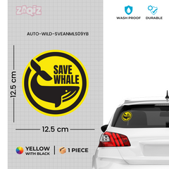 Save Animals Road Awareness Decal