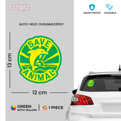 Save Animals Campaign Vehicle Decal