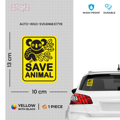 Bold Design Save Animals Emblem