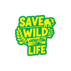 Zaqiz Save Animals and Wildlife Stickers – Awareness Stickers for Everyone