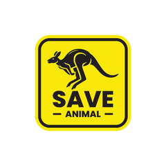 Bold Save Animals Shield for Vehicles