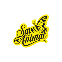 Save Animals Awareness Car Sign