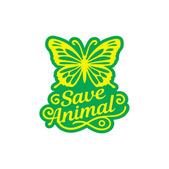 Save the Animals Shield Decal for Vehicles
