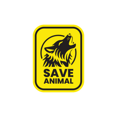Animal Protection Awareness Sticker