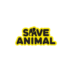 Eco-Friendly Save Animals Sticker