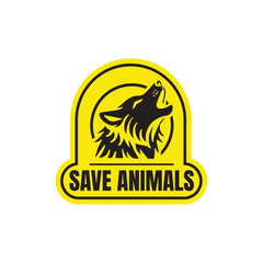Support Animal Rights Decal for Vehicles