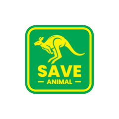 Bold Save Animals Shield for Vehicles
