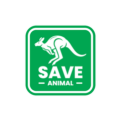 Bold Save Animals Shield for Vehicles