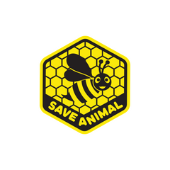 Save Wildlife Awareness Car Window Decal