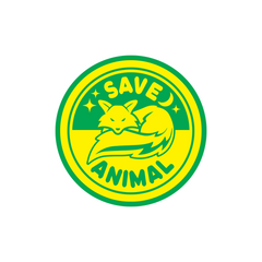 Durable Wildlife Protection Emblem Sticker