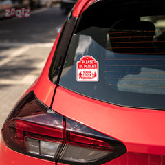 Not in a Hurry – Senior at the Wheel