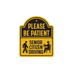 Not in a Hurry – Senior at the Wheel