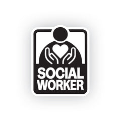 Social Worker Rides Here