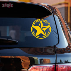 Zaqiz Stickers – Custom Winged Star Garage Stickers