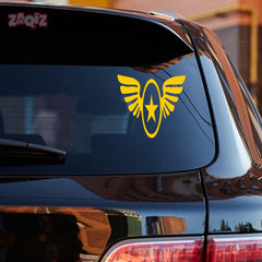 Zaqiz Stickers – Aviation Style Winged Star Emblems