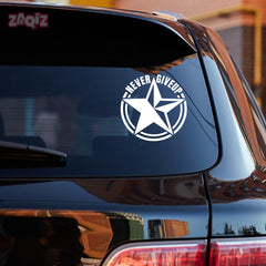 Zaqiz Stickers – Custom Winged Star Garage Stickers