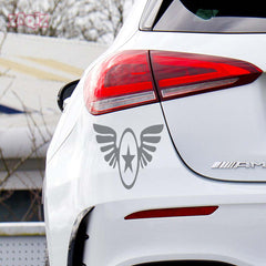 Zaqiz Stickers – Aviation Style Winged Star Emblems