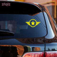 Zaqiz Stickers – Premium Star Wings Stickers for Cars & Bikes