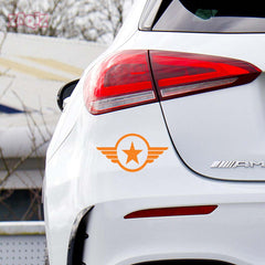 Zaqiz Stickers – Premium Star Wings Stickers for Cars & Bikes