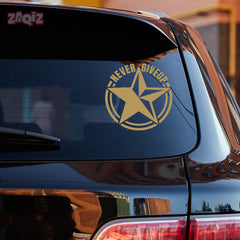 Zaqiz Stickers – Custom Winged Star Garage Stickers