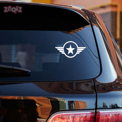 Zaqiz Stickers – Premium Star Wings Stickers for Cars & Bikes