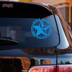 Zaqiz Stickers – Custom Winged Star Garage Stickers