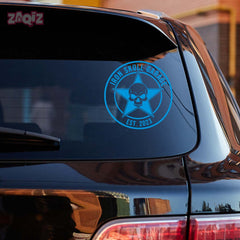 Zaqiz Stickers – Bold Star Skull Garage Decals