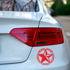 Zaqiz Stickers – Custom Winged Star Garage Stickers
