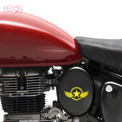Zaqiz Stickers – Bold Star with Wings Vehicle Stickers