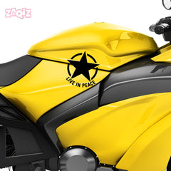 Zaqiz Stickers – Iconic Star & Wings Sticker Designs