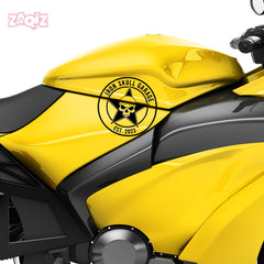 Zaqiz Stickers – Bold Star Skull Garage Decals